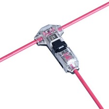 Wiring T Connector 1 Pin for 20,18 AWG and 16AWG Wire Splice,Tap Branches to