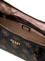Guess Allegra Shoulder Bag Schultertasche Tasche Espresso Logo Dunkelbraun Neu