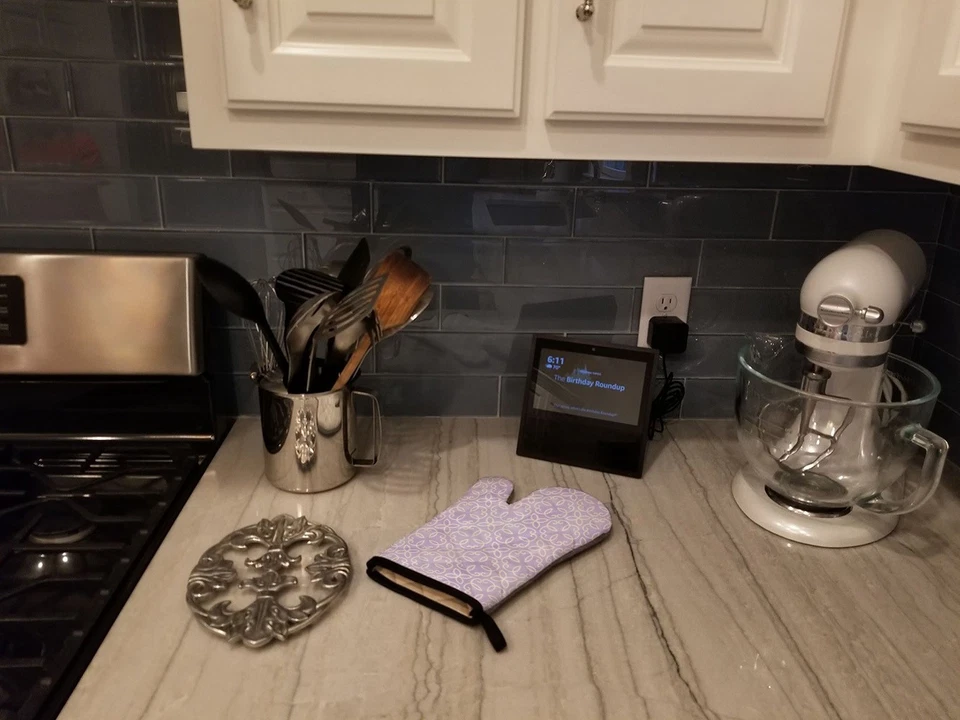 Caroline's Treasures círculos gemoétricos en guante de horno de acuarela púrpura BB7494OVMT Foto 3 de 4