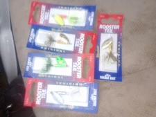 Lot Of 5 Worden Rooster Tails