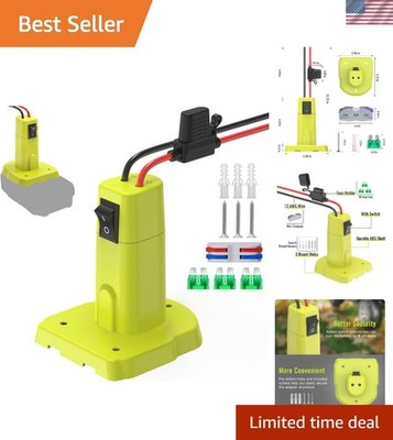 Upgraded 18V Ryobi Battery Converter Kit - User-Friendly Design & Durable Build