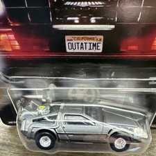 Hot Wheels Back To The Future Time Machine And Racer Verse Marty McFly