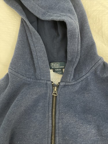 Youth Ralph Lauren Zip Hooded Sweatshirt XL 18-20 - Picture 3 of 4