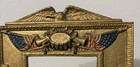 2 ANTIQUE CJO JUDD CAST IRON USA FLAG SWORD EAGLE MILITARY WAR ART PICTURE FRAME — photo 4
