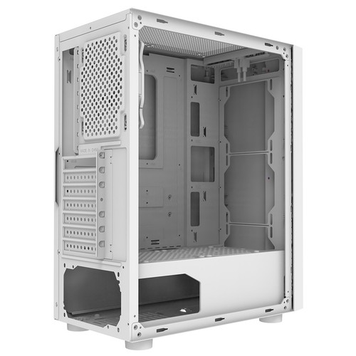 CiT Galaxy Mid-Tower PC Gaming Case ATX RGB Rainbow LED Strip CIT-GALAXY-WHT - Photo 7/11