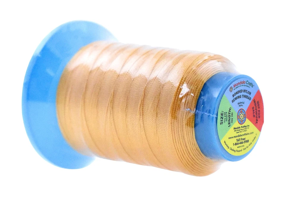 Bonded Nylon Thread 12 Assorted Vibrant Colors Heavy Duty Sewing Threads - 36... - Image 3 of 4