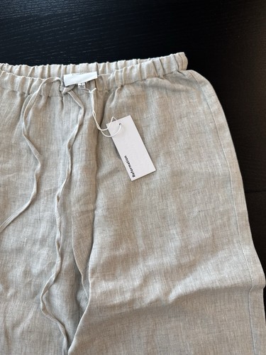 Reformation Olina Damen-Leinenhose Größe Small – haferflocken 188 $ - Bild 4 von 9