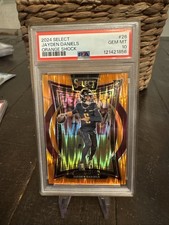 2024 Panini Select - Concourse Jayden Daniels #26 Orange Shock Prizm /499 (RC)