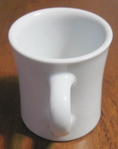 REGO White Fine Porcelain Diner Style Coffee Mug Cup Restaurant Ware - Picture 4 of 7