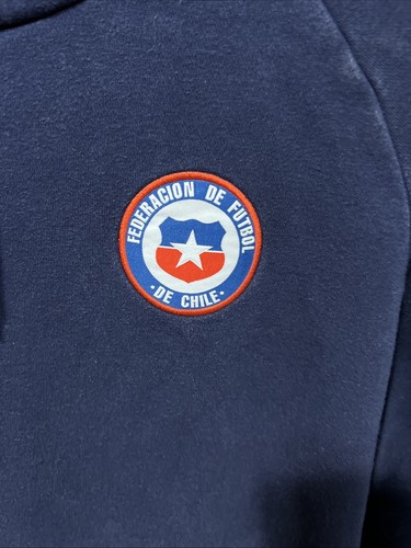Chile Hoodie Sweatshirt Mens XL Blue National Team Soccer Futbol Nike - Picture 2 of 5
