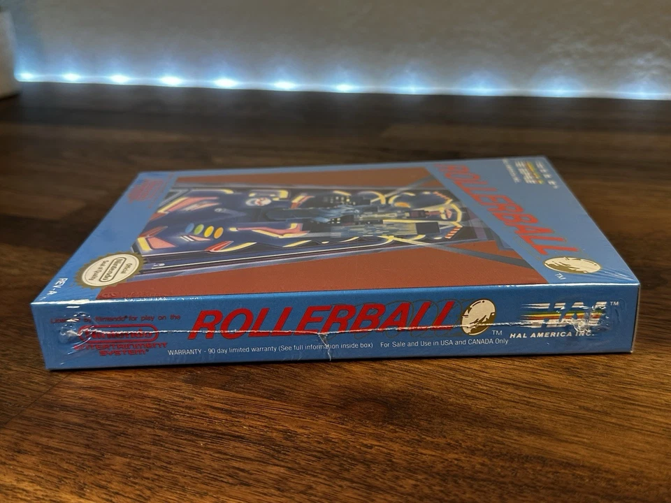 Rollerball (Nintendo NES) NEW Factory Sealed Beautiful Seal NM+ - Image 3 of 4