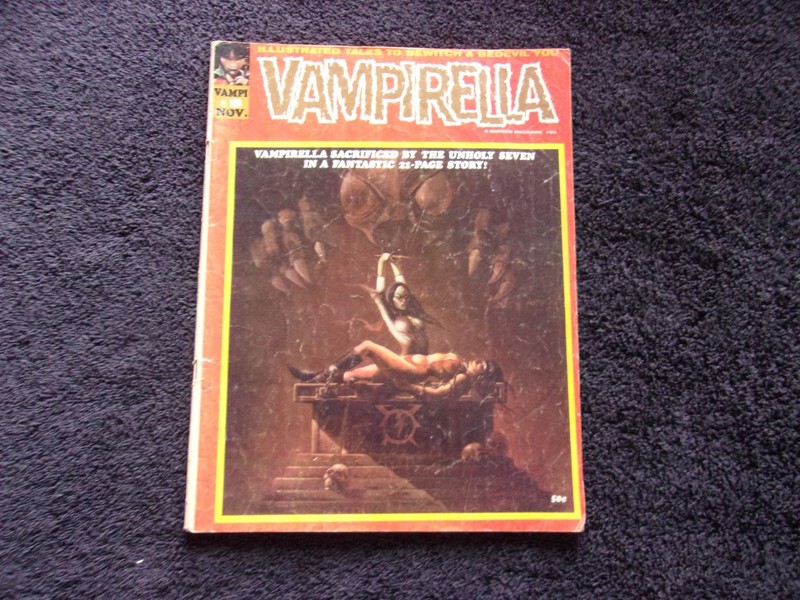 VAMPIRELLA #8, NOVEMBER 1970, MAGAZINE by WARREN PUBLISHING