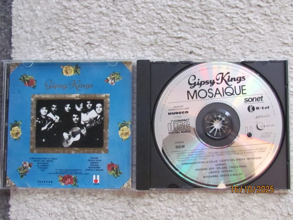 Gipsy Kings - Mosaique - CD von 1989 - SEHR GUTER ZUSTAND - Bild 3 von 3