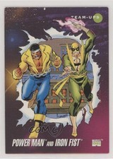1992 Impel Marvel Universe Series III Team-Ups Power Man Iron Fist #96 0b5