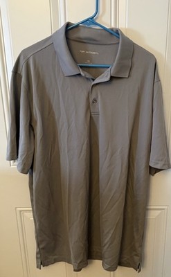 Port Authority Men's Dark Gray Short Sleeve Polo Shirt Size 2XL