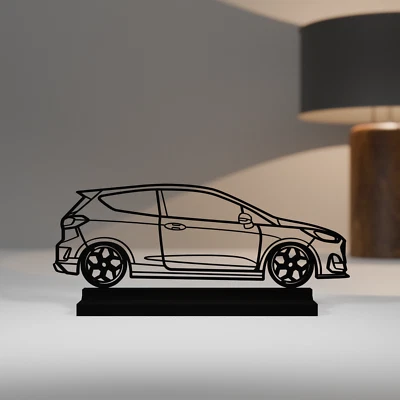 Ford Fiesta ST Modelo 3D Decoración - Regalo para los amantes del coche