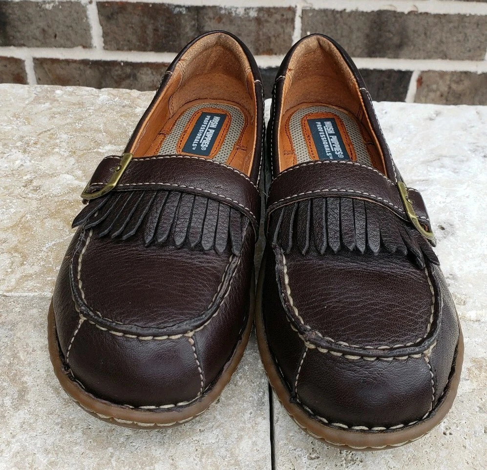 Womens steel hotsell toe loafers