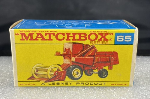 MATCHBOX CLAAS COMBINE HARVESTER #65 NEW W/ ORIGINAL BOX LESNEY DIECAST FARMING - Picture 2 of 10