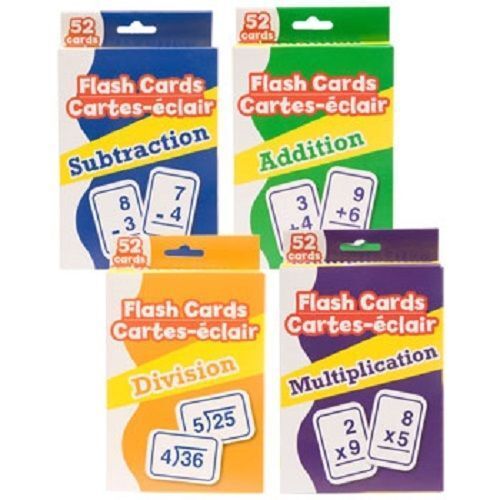 New Math Flash Cards(Addition, Subtraction, Division, Multiplication) You Choose - Afbeelding 1 van 6