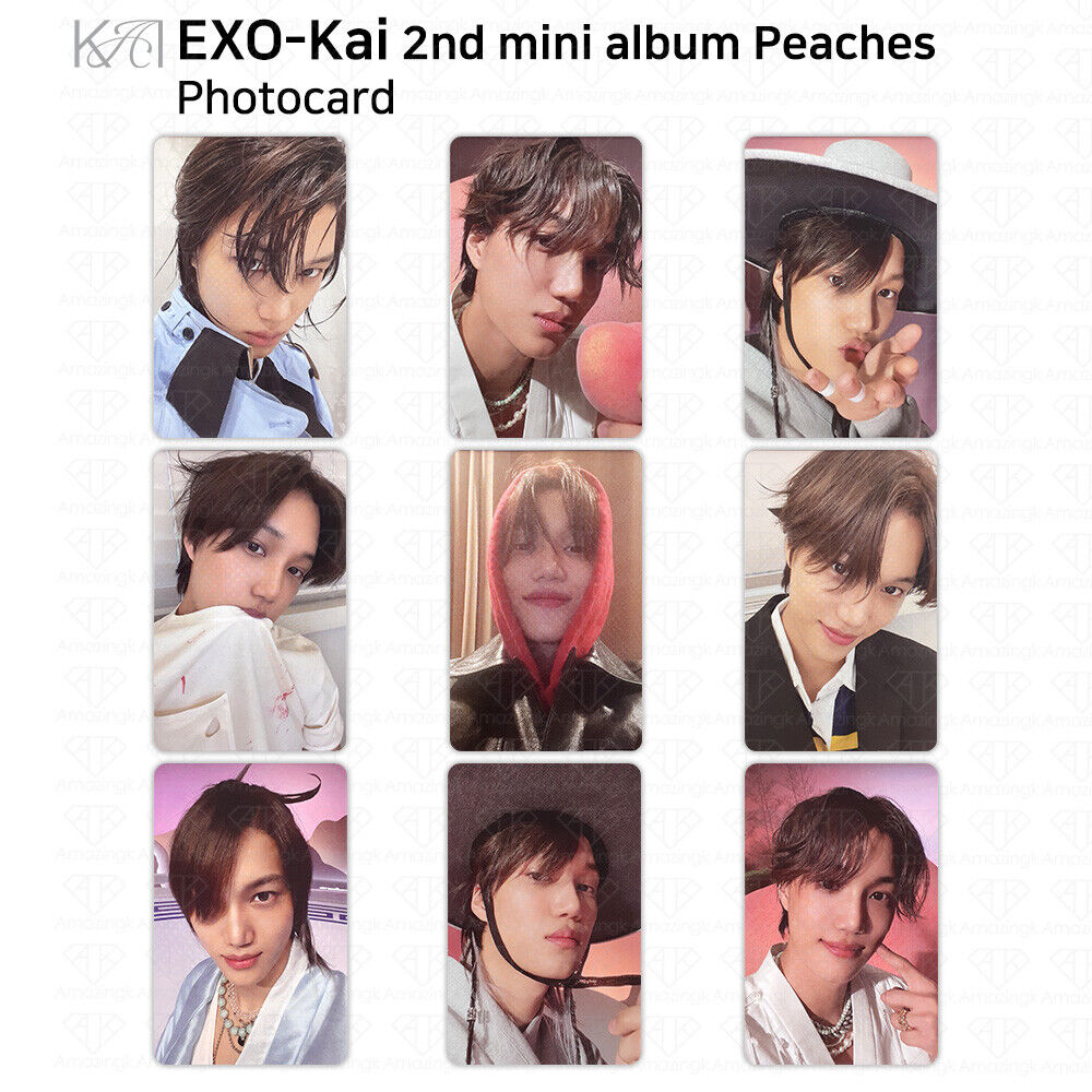 EXO Kai KAI 2nd mini Album Peaches mu-mo shop japan Benefits Official Photo  Card