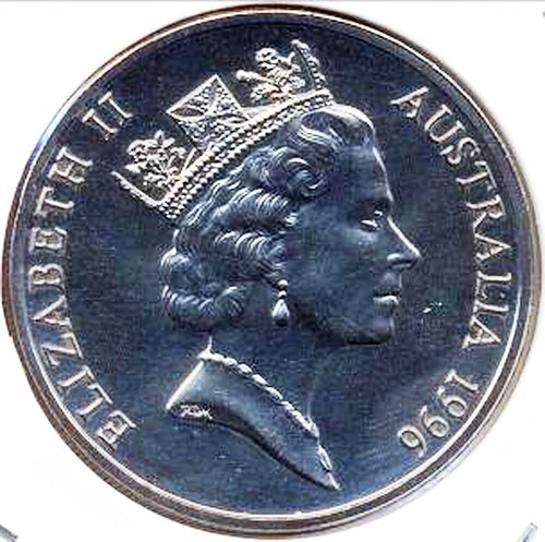 Australian 1996 20 Cent Coin in 2X2 Holder Ex Mint Set.