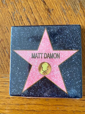 New! Walk of fame coaster - Matt Damon- ceramic