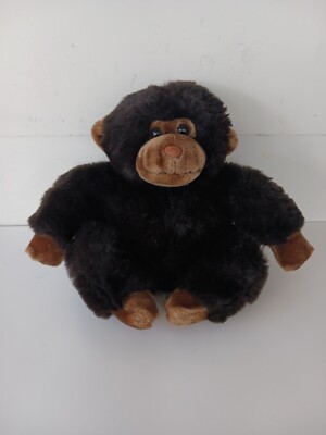 Vintage American Wego Darwin Monkey Chimp Gorilla Plush Stuffed Animal Toy 10''