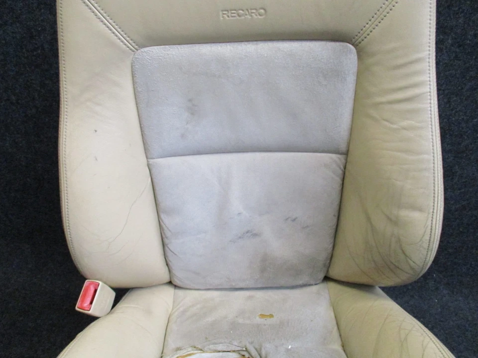 LEDER RECARO Fahrersitz VW Passat 3BG Sitz Ausstattung LEDER ALCANTARA beige  - Bild 3 von 4