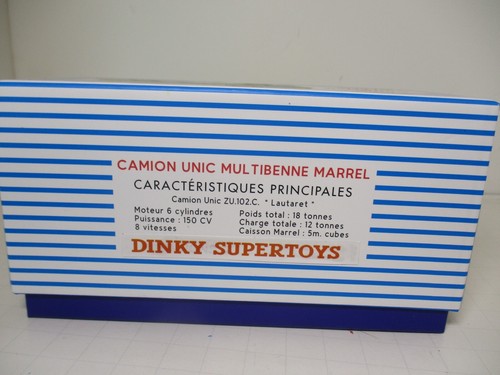 RARE FRENCH DINKY SUPERTOYS #38A-F RESTORED UNIC MULTI-BUCKET TRUCK REPRO BOX NM - Picture 5 of 15