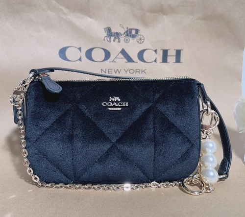 Coach Nolita 19 With Quilting CP247 pearl Chains