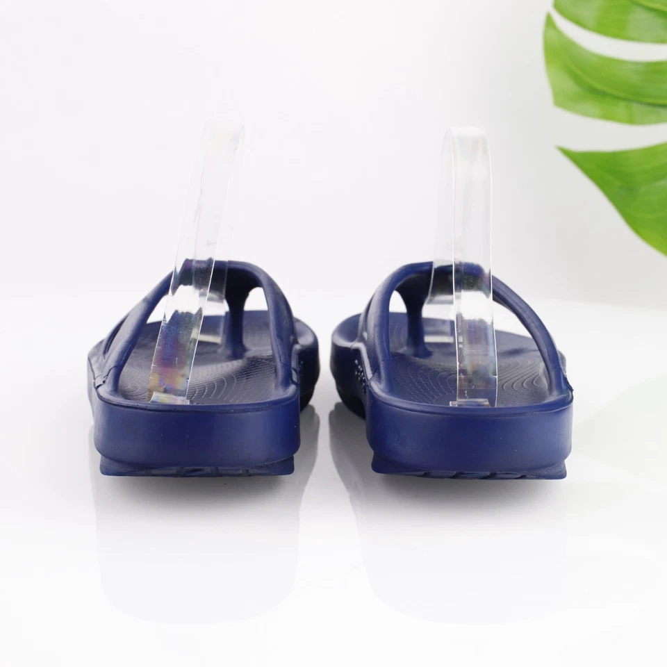 Босоножки Oofos женские OOriginal восстановительные размер 40 9 темно-синие стринги шлепанцы резиновая обувь - Изображение 4 из 4