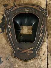 Vintage Sky-Rover Radio Brass Faceplate