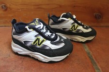 New Balance 6 30 5 Navy White Leather Lace Up Toddlers Sneakers Boys US 4M