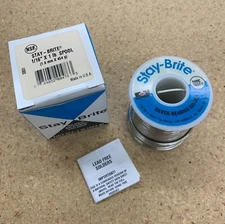 Harris Stay-Brite Silver Bearing Solder 1/16" diameter Part #SB31 NEW -FREE SHIP