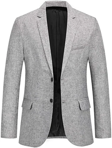 Herren Neu Regular Fit 2 Knopf Maßgeschneidert Business Blazer Leichte Jacke Anzüge - Bild 14 von 31