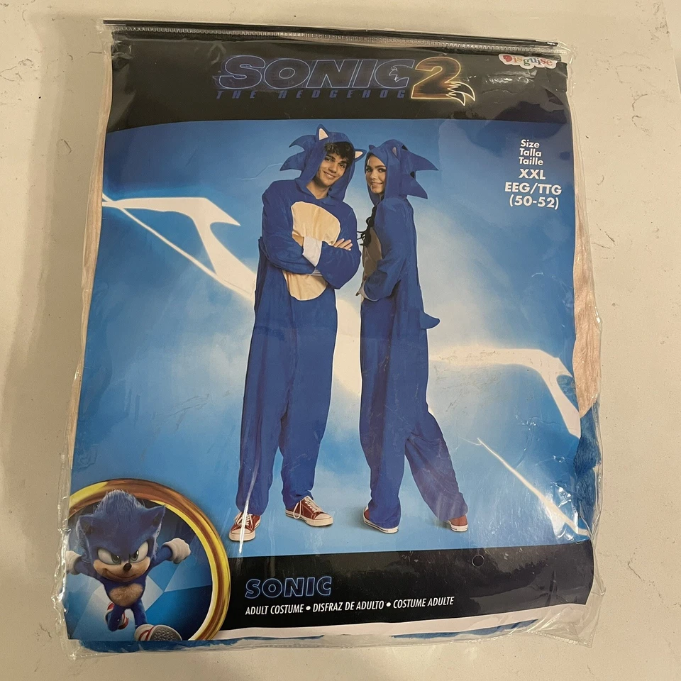 Nuevo Disfraz de Película Sonic Sonic the Hedgehog Halloween Juegos con disfraces XL Foto 2 de 4