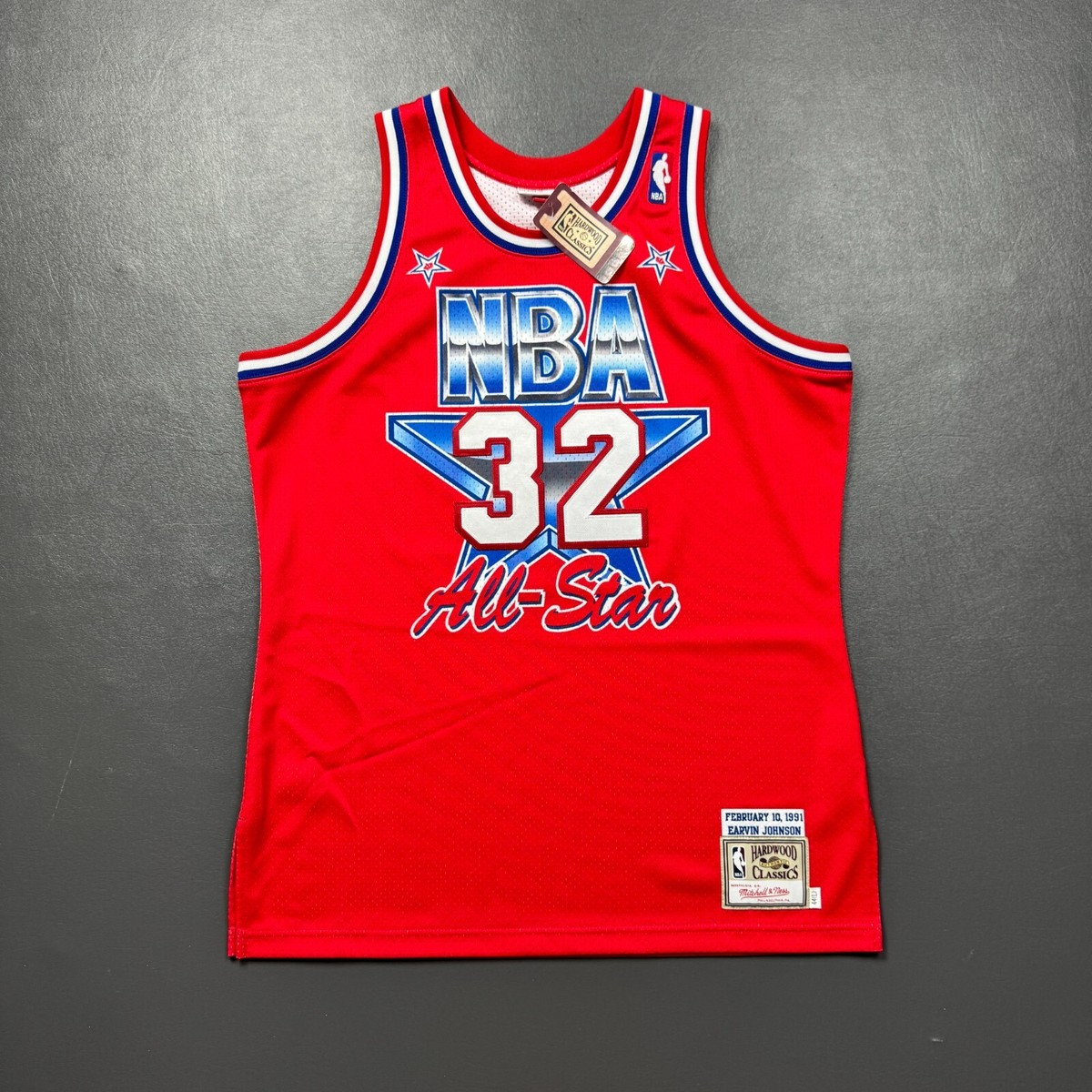 100% Authentic Magic Johnson Mitchell Ness 1991 All Star