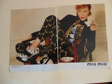 2012 MIU MIU Fashion 2-page print ad