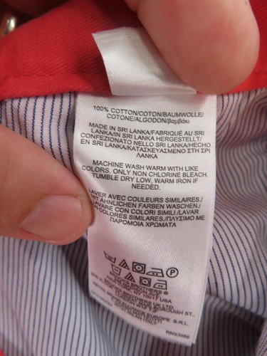 Brooks Brothers Pants Mens 36x28 Red Flat Front Chino Straight 346 - Picture 10 of 10