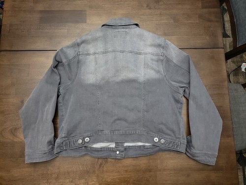 Torrid Soft Denim Trucker Jean Jacket Sz 1 Gray Stretch - Picture 2 of 15