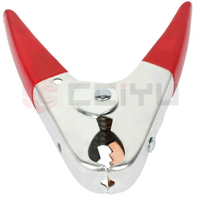 4-Pack Heavy Duty Booster Jumper Cable Clamps – 1100AMP Red & Black Parrot Clamps