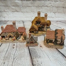 David Winter Cottages Lot 4 Thank You Model Dairy Moonlight Haven Kent Cottage