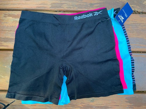 Reebok Multicolored 4 Pack Seamless Boyshort Underwear Girls Size XLarge New - Picture 2 of 2