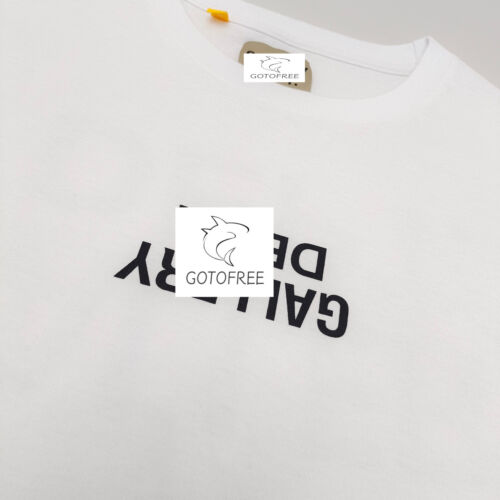 GOTOFREE 25SS WHITE GDEPT T SHIRT LETTERS UPSIDE DOWN HIPHOP CALIFORNIA TOP TEE - Picture 3 of 5
