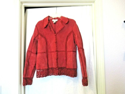 bagatelle red leather jacket