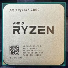 AMD Ryzen R5 2400G AM4 Quad-core 3.6GHz 65W R5 2400G CPU processor