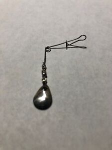 10 JIG SPINNERS SIZE 3 NICKEL CHROME FISHING LURE SPINNER COLORADO BLADE