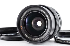 Contax Carl Zeiss Distagon T* 25mm F/2.8 AEG Wide angle From Japan [Exc4 w/Hood]