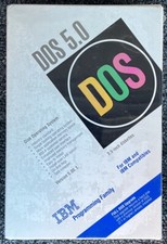 Vintage 1992 DOS 5.0 Upgrade Software IBM Computer Compatibles Sealed
