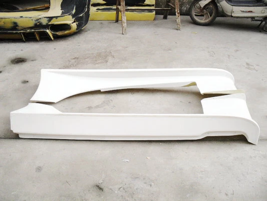 Kits de carrocería de extensión de faldones laterales FRP sin pintar 2 piezas para Mazda RX7 FD3S RE-GT Foto 4 de 4